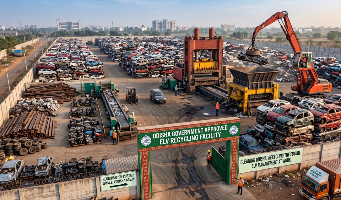 Odisha Mandates ELV Portal Registration for Vehicle Stakeholders Within Three Months
